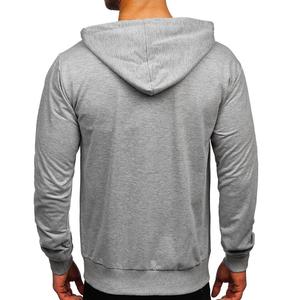 Sudadera con capucha extragrande con cremallera completa, suave y cómoda, mezcla de algodón, ideal para ropa urbana, informal o para viajes. - Product Image 2