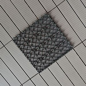 Confezione da 11 Pezzi 300*300*22mm Piastrelle per Pavimenti da Esterno e Giardino Resistenti alla Corrosione e alle Alte Temperature - Product Image 6