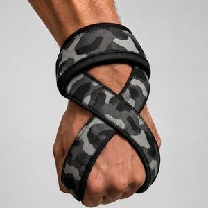 Correas de Gimnasio Ajustables, Ligeras, de Alta Elasticidad y Ecológicas, con Logotipo Personalizable, Correas de Levantamiento en Forma de 8, de Neopreno Antideslizante - Product Image 4