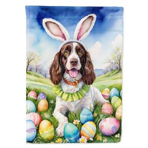 English Springer Spaniel Easter <b>Egg</b> Hunt <b>Decorative</b> Yard Flag Banner Multicolor Mailbox Garden Patio Artwork Flower - Product Image 1