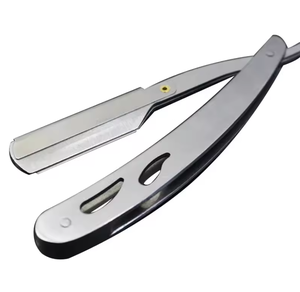 Top Selling Professional Barber Straight Razor Stainless Steel Anti-Rust Plastic Handle A+ Grade Quality Grooming <b>Tool</b> for Men - Product Image 3