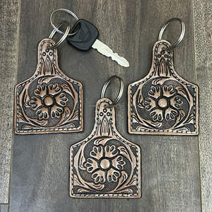Porte-clés en cuir de vachette personnalisé fait à la main en gros, porte-clés personnalisé à la mode, breloques pour cadeaux et promotion pour unisexe - Product Image 4