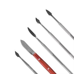 Kit d'outils dentaires manuels en acier inoxydable 10 pièces, vente chaude |   Ensemble de couteaux à sculpter en céramique pour la modelage et la sculpture de l'argile - Product Image 5