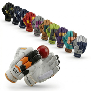 OEM ODM Custom Logo Cricket Batting <b>Gloves</b> Men's Adult Lightweight Professional Protective Grip Hand Gear for Outdoor Sports - Product Image 1