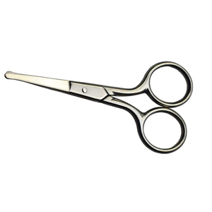 Ciseaux de manucure professionnels en acier inoxydable de haute qualité, courbés, pliables, pour droitiers, outil de beauté durable, pour nail art et cuticules - Product Image 1