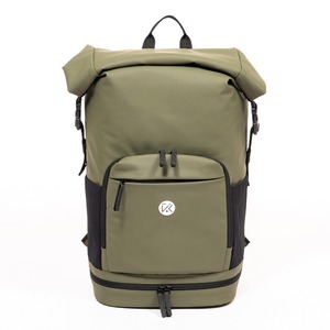 Green GRS <b>leather</b> <b>large</b> capacity computer <b>backpack</b> travel computer <b>backpack</b> fashionable leisure bag - Product Image 1