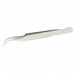 Unique S Shape Stainless Steel Eyelash Tweezers Silver Volume Isolation Lash Tweezers OEM Private Label Precision <b>Tool</b> - Product Image 4