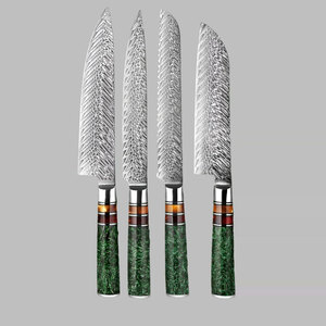 Juego de Cuchillos de Cocina de Acero de Damasco de Primera Calidad, Diseño Moderno, Cuchillos de Chef Profesionales, Hoja Duradera para el Hogar y Restaurantes - Product Image 6