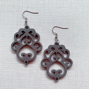 Cute Buffalo Horn White Pendant <b>Earrings</b> Handmade Eco Friendly 2026 Hot Sale Vietnam - Product Image 4