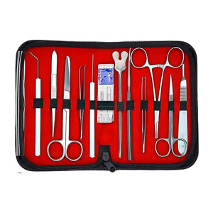 Kit de dissection avancé en acier inoxydable pour étudiants en médecine et en médecine vétérinaire, 22 pièces, CE ISO, pratique de la suture, formation, OEM ODM, vente en gros - Product Image 1