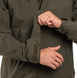 Veste softshell unisexe imperméable coupe-vent à capuche doublée polaire, respirante et confortable, mélange polyester/coton, automne - Product Image 5