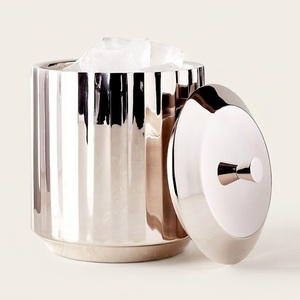Luxury Hand-Hammered Pure Copper Champagne <b>Bucket</b> with Elegant Bronze Handles Premium <b>Tin</b> Lined Wine Cooler for Events - Product Image 2