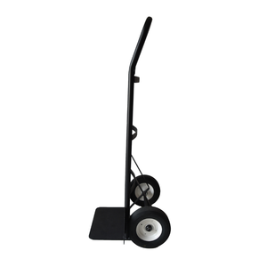 Heavy Duty Matte Black Powder Coated Steel <b>Trolley</b> Family keywords: for Garage Workshop Storage Use - Product Image 2