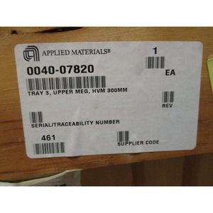 AMAT 0040-07820 ถาดที่ 3, ชั้นบนสุด, HVM 300MM, 399876 - อุปกรณ์และชิ้นส่วนเซมิคอนดักเตอร์มือสองระดับโลกที่เชื่อถือได้ที่ - Product Image 3