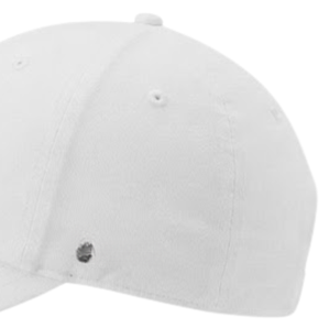 Gorra de Béisbol Blanca Bordada con Azul y Dorado, Diseño con Texto The True Club, Visera Curva Ajustable, Gorra Deportiva Casual - Product Image 3