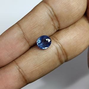 Zafiro azul ovalado natural de 3,17 quilates de Sri Lanka, piedras preciosas sueltas para la fabricación de joyas y anillos, BOSN-14 - Product Image 1