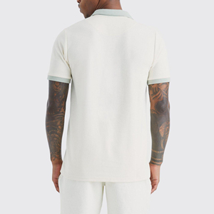 Custom Design Mens Polo Shirt Breathable Cotton Polo Shirt Casual Wear OEM ODM Manufacturer - Product Image 6