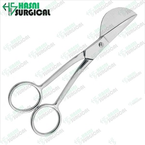 Ciseaux en acier inoxydable à bec de canard pour adultes, de haute qualité, avec le logo chirurgical hani, CE / ISO fabriqué au Pakistan - Product Image 2