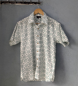 Men's <b>Short</b> <b>Sleeve</b> Printed <b>Button</b>-<b>Up</b> Cotton Breathable Eco-Friendly for Style Casual Summer Wear ODM - Product Image 6