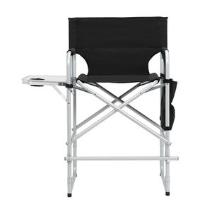 Sedia da Ufficio Direzionale, Capacità 120kg, Telaio in Ferro Argento e Bianco, Superficie in Tessuto Nero, Verniciatura Plastica, 103*60*499cm, Facile da Trasportare - Product Image 2