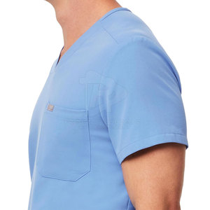 Ensemble d'uniformes médicaux confortables pour hommes RARE WEAR ENTERPRISES, 100 % coton, tissu respirant, coutures durables, élégant, pour hôpital - Product Image 5