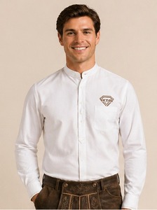 2026 Wholesale Stylish Men's Casual Shirts Long Sleeve <b>Check</b> Slim Fit Bavarian Dress Shirts Custom Logo And Design Comfortable - Product Image 2