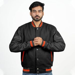 <b>Mens</b> Athletic <b>Varsity</b> <b>Bomber</b> <b>Jacket</b> <b>Mens</b> Streetwear <b>Varsity</b> Letterman <b>Jacket</b> - Product Image 5