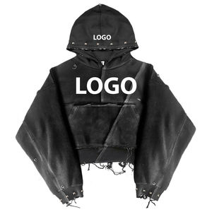 Sudaderas con Capucha Ligeras para Hombre, Sublimadas, Estilo Desgastado, al por Mayor, Nuevo Estilo, Poliéster y Algodón - Product Image 2