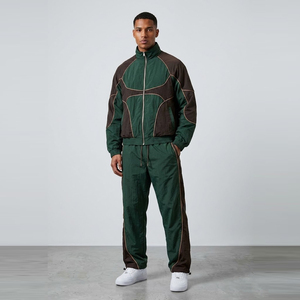 Windbreaker Tracksuit Men Rain Full Sleeve Zipper Waterproof Jacket Pants Set Men's <b>Wind</b> <b>Breaker</b> Tracksuits Mens - Product Image 1