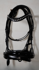 Vente flash : Bridon de dressage classique en cuir, élégant, pour cavaliers professionnels, disponible à prix avantageux - Product Image 3