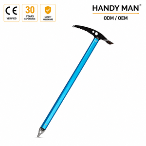 Custom Made High Quality Steel Ice <b>Axe</b> Anodized Aluminum Alloy <b>Handle</b> 437g Weight CE EN 13089 Certified Various Sizes Available - Product Image 1