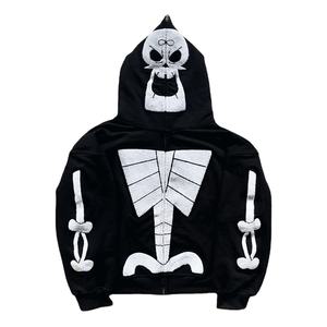 Meilleure vente de sweat-shirt à capuche court pour hommes personnalisé de haute qualité délavé à l'acide avec strass au prix de gros - Product Image 4