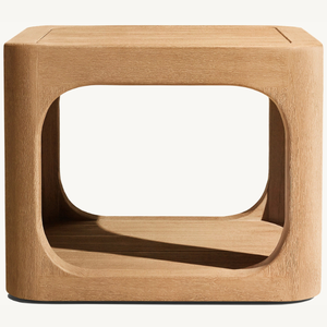 Mesa de Comedor Cuadrada de Madera Maciza para Exteriores, Diseño Moderno, para Hotel o Uso Interior/Exterior, en Oferta - Product Image 1