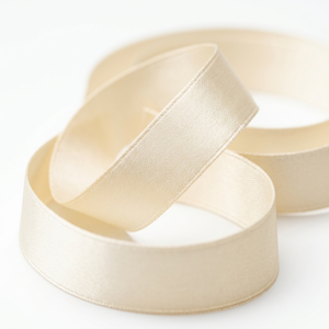 <b>Cream</b> 25mm Single Face Satin Ribbon Supplier 5 Rolls x 8 Meter Pack for Bridal Backdrop Styling Reception Decor Gift <b>Wrap</b> Retail - Product Image 3
