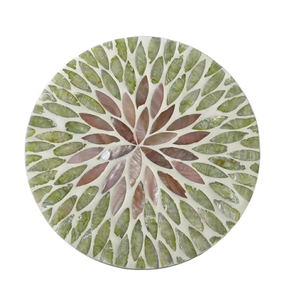 Natural Shell Charger Plate Boho Style Placemat for Beach Wedding & Upscale Restaurant Style Storage - Product Image 1