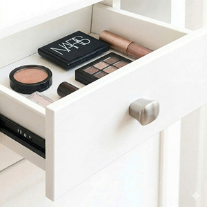 ลูกบิดลิ้นชักโลหะผสมสังกะสีทรงกลมสไตล์ร่วมสมัยสำหรับห้องนอนห้องนั่งเล่นตู้ในห้องครัวห้องน้ำเป็นมิตรกับสิ่งแวดล้อมและทนทาน - Product Image 6