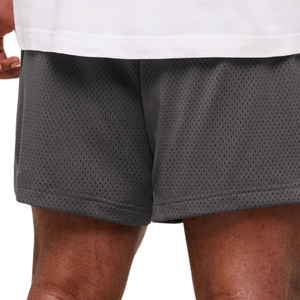Pantalones Cortos Deportivos de Malla para Hombre, para Levantamiento de Pesas, 5 Pulgadas, Transpirables, para Entrenamiento, Gimnasio, Fitness, Color Gris Ónix - Product Image 4