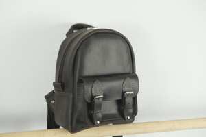 Custom Genuine Leather <b>Mini</b> <b>Backpack</b> Wholesale Supplier Small Vintage Cowhide Leather Luggage Bags & Cases For <b>Women</b> LSBP-0067 - Product Image 4