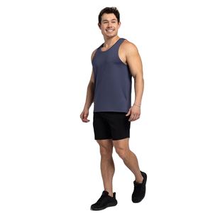 Camiseta sin mangas de entrenamiento informal para hombre, diseño de cuello redondo transpirable de secado rápido para uso en el gimnasio, venta al por mayor a bajo precio, Fitness - Product Image 1
