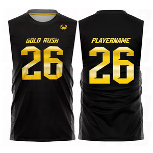 ชุดเสื้อฟุตบอลแบบมีธง 7v7 แบบกำหนดเอง ผ้าเมทัลลิก ทัคเคิลทวิลล์ สำหรับแข่งขัน พร้อมปักชื่อแบบซับลิเมชั่น ชุดคอมเพรสชั่น ผลิตเร็ว - Product Image 1