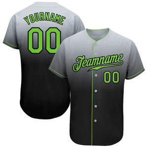Uniformes de Béisbol Personalizados con el Mejor Diseño, Bajo MOQ, Precio Económico, Impresión Digital a Color, Transpirables, 100% Poliéster, Tallas Grandes para Verano - Product Image 1