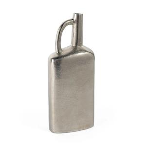 Vase en forme de carafe, finition argentée, idéal pour une décoration élégante de la maison, un style de chambre moderne, les événements festifs et les occasions spéciales - Product Image 1