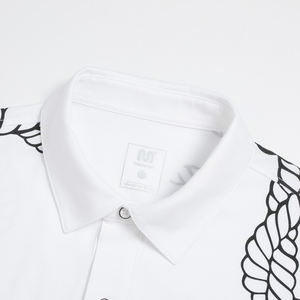 Venta al por mayor Insidemen Broadcloth 100% algodón manga corta Smart Casual para camisa IPS095AZ patrón impreso precio caliente producto superior - Product Image 3