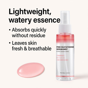 Sérum en Brume Rose au Glutathion PDRN ADN de Sodium Éclaircissant Hydratant Soin Visage en Spray 100 mL - Product Image 2