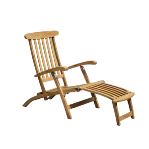 Teak Solid <b>Wood</b> <b>Folding</b> <b>Chair</b> Sun Bed For Outdoor <b>Garden</b> and Beach Natural Sun Loungers High Quality Product - Product Image 4