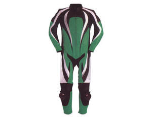 Combinaison de moto confortable en cuir épais, combinaison de moto de haute qualité, coupe-vent, fabriquée par SALUBRIOUS SPORTS - Product Image 6