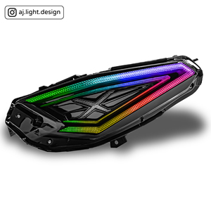 ชุดติดตั้งไฟท้าย LED RGB 2 เลนส์ รุ่นใหม่ AJLIGHT DESIGN XMAX V2 พร้อมฟังก์ชั่นไฟเลี้ยว รับประกัน 12 เดือน - Product Image 5