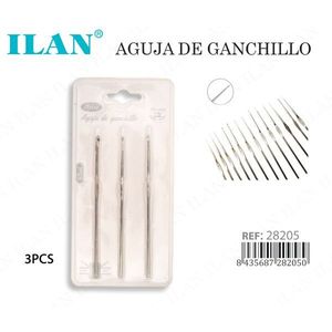 Set di 3 uncinetti in acciaio per lavori a maglia e artigianato - Product Image 3