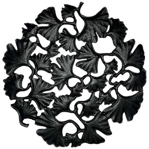 Bandeja de Servir Minimalista de Metal Negro, Diseño Redondo, Vajilla para Comedor - Product Image 6