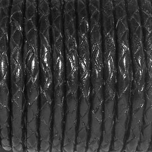 Cordones redondos de cuero de vaca trenzados a mano de 4 capas de moda de 3mm con acabado encerado impermeable para bolsos prendas de vestir Zapatos - Product Image 3